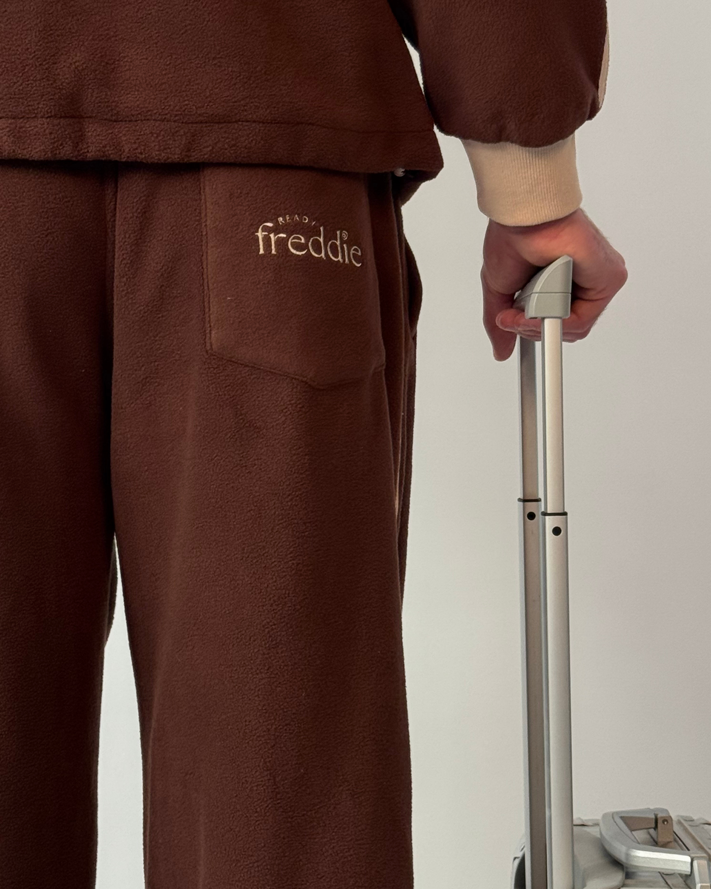 Brown Track Pants