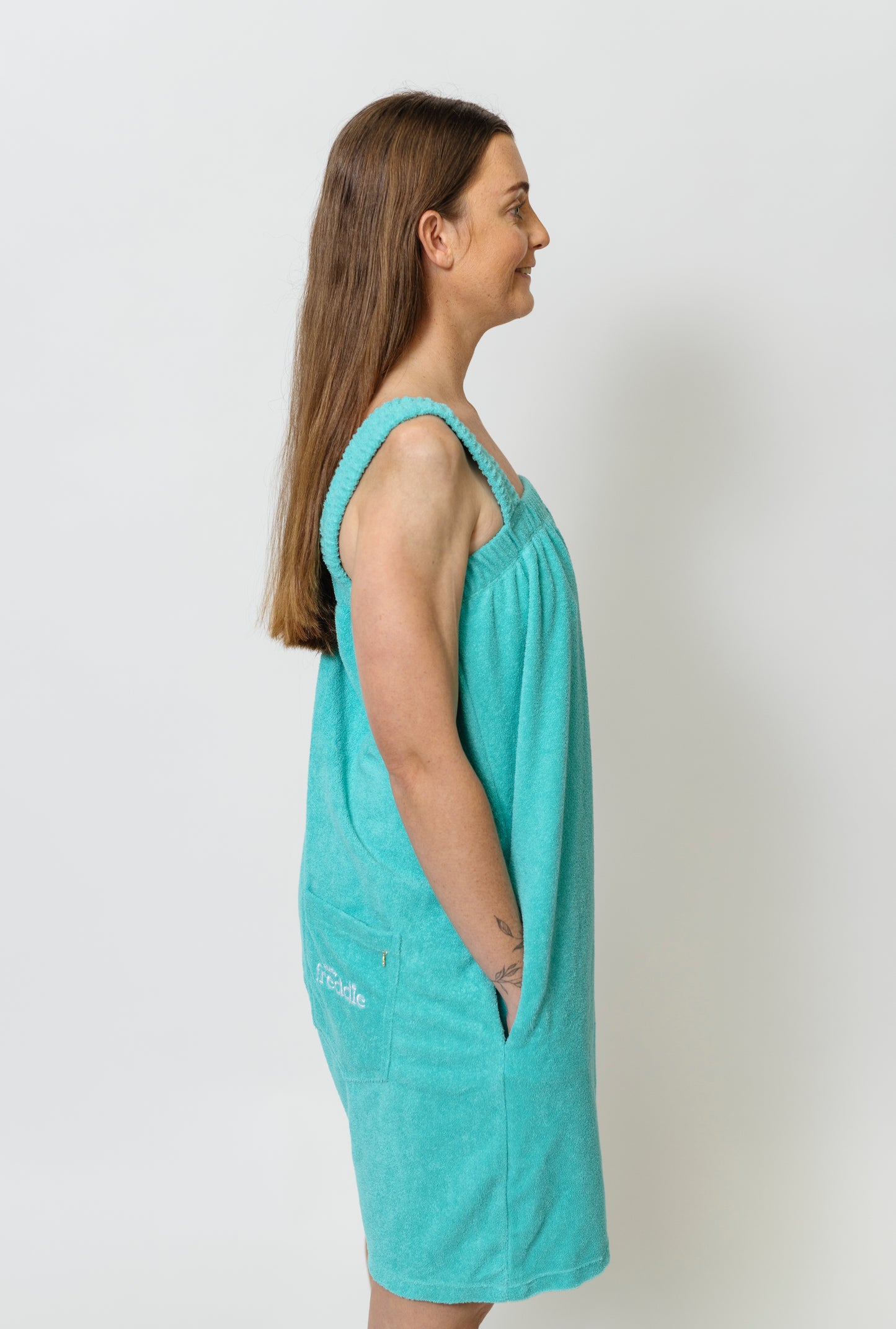 Ocean Blue Terry Towel