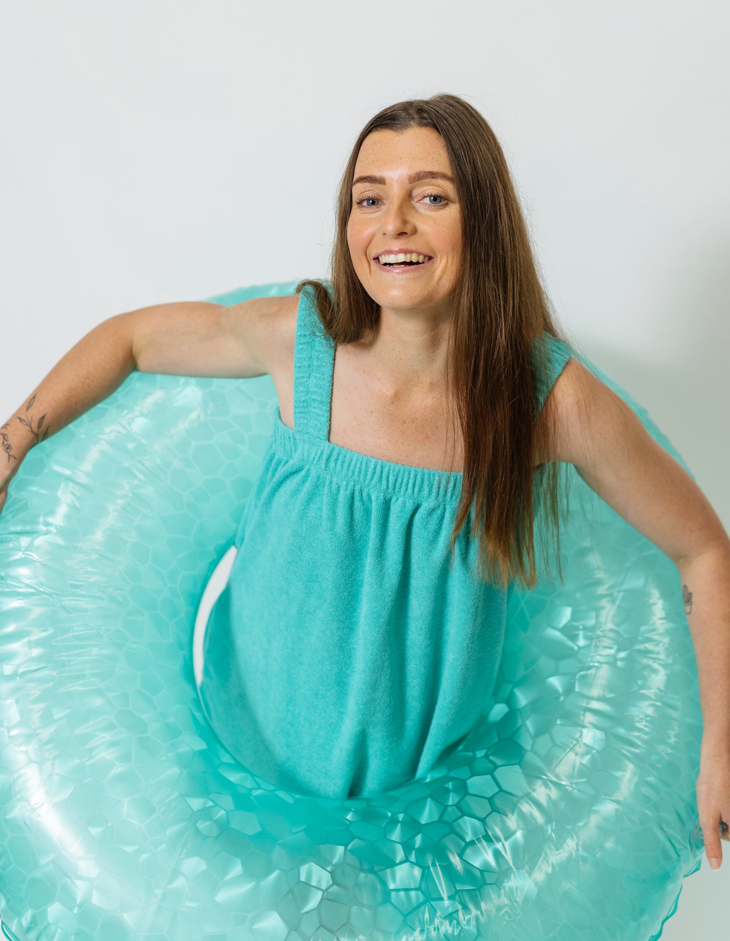 Ocean Blue Terry Towel