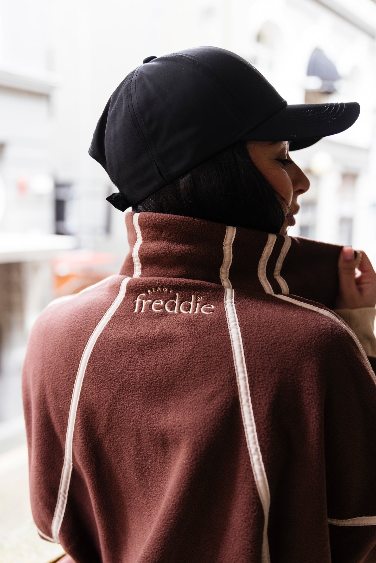 Brown Zip-up