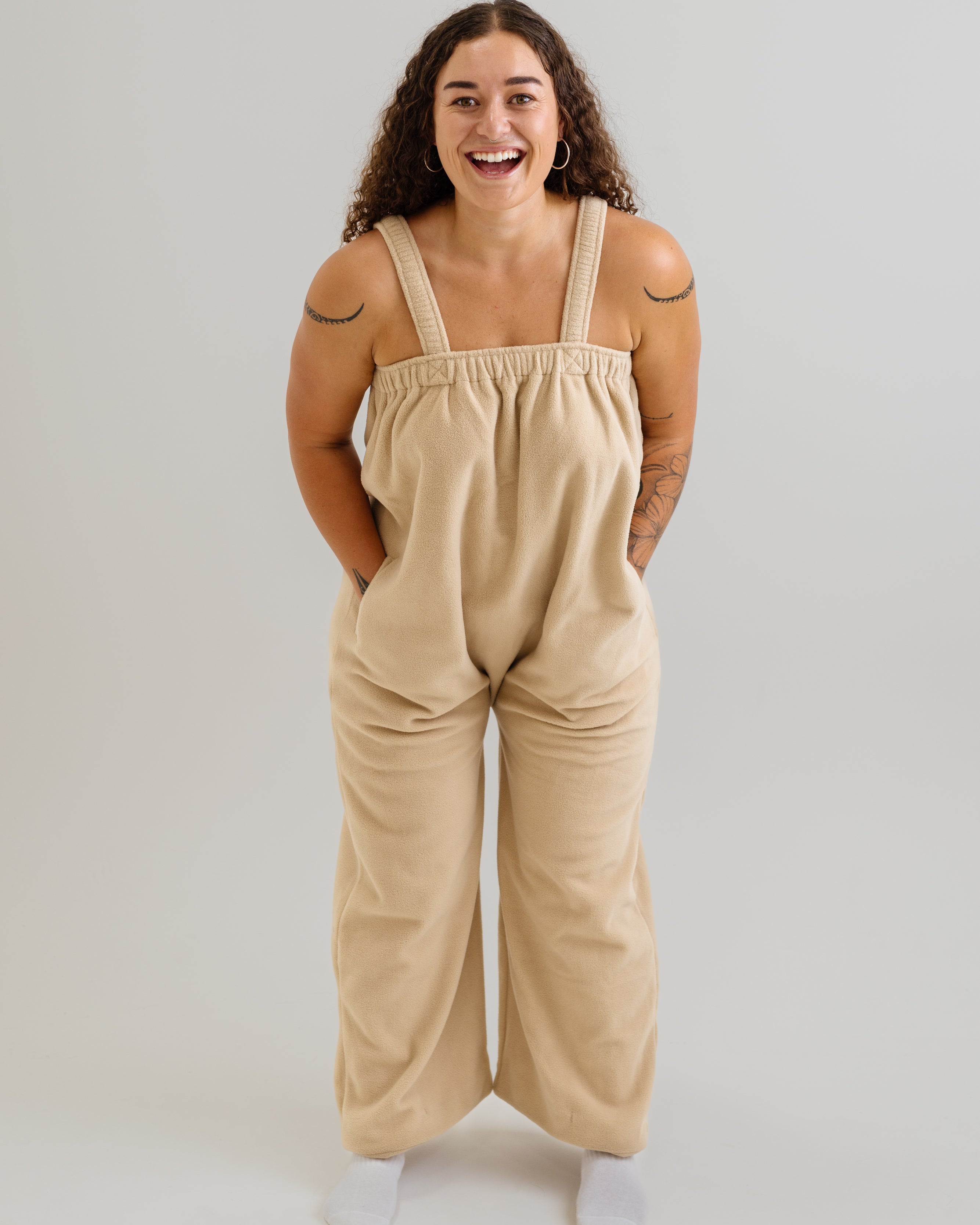 Vanilla Latte Beige Long Freddie