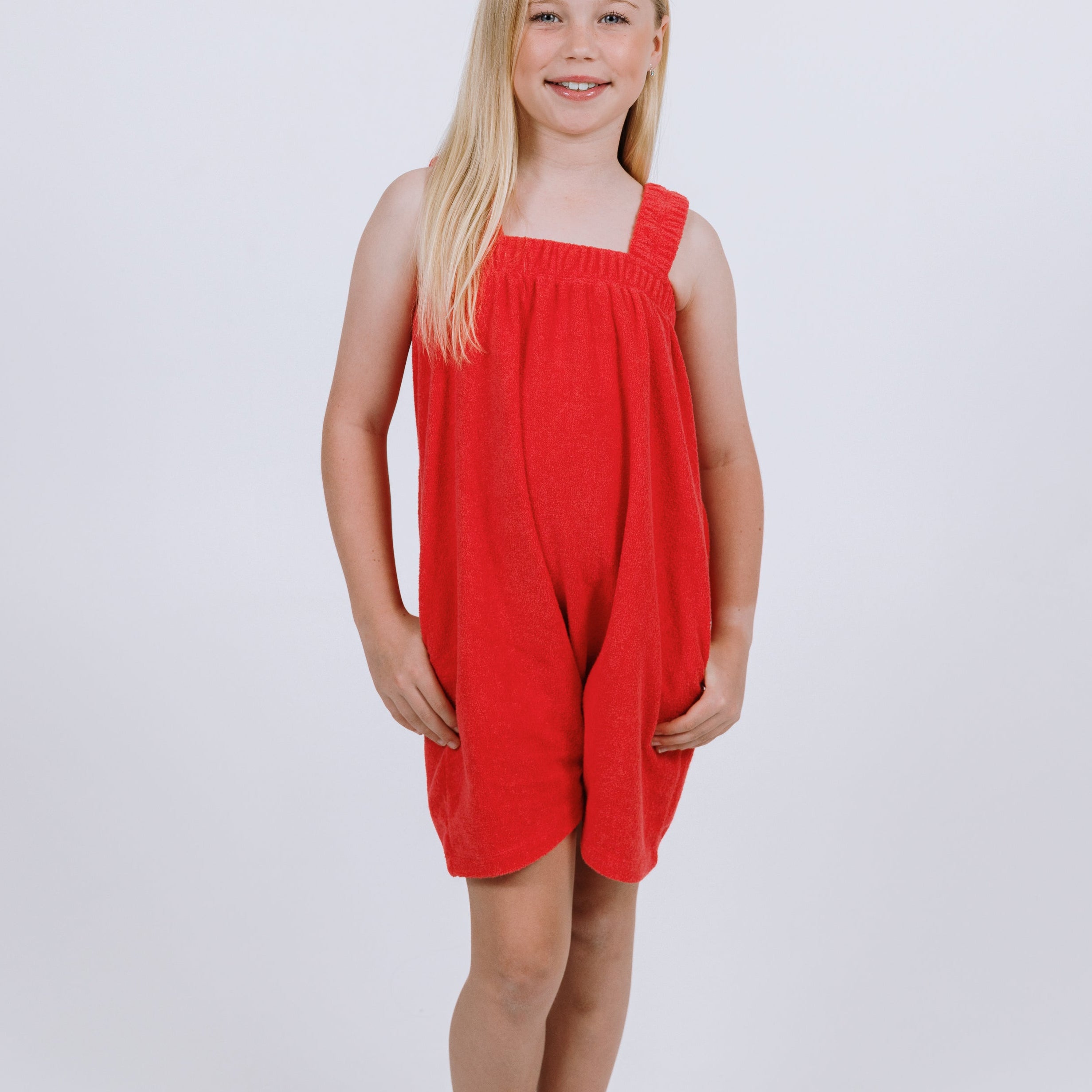 Watermelon Red Kids Terry Towel Freddie