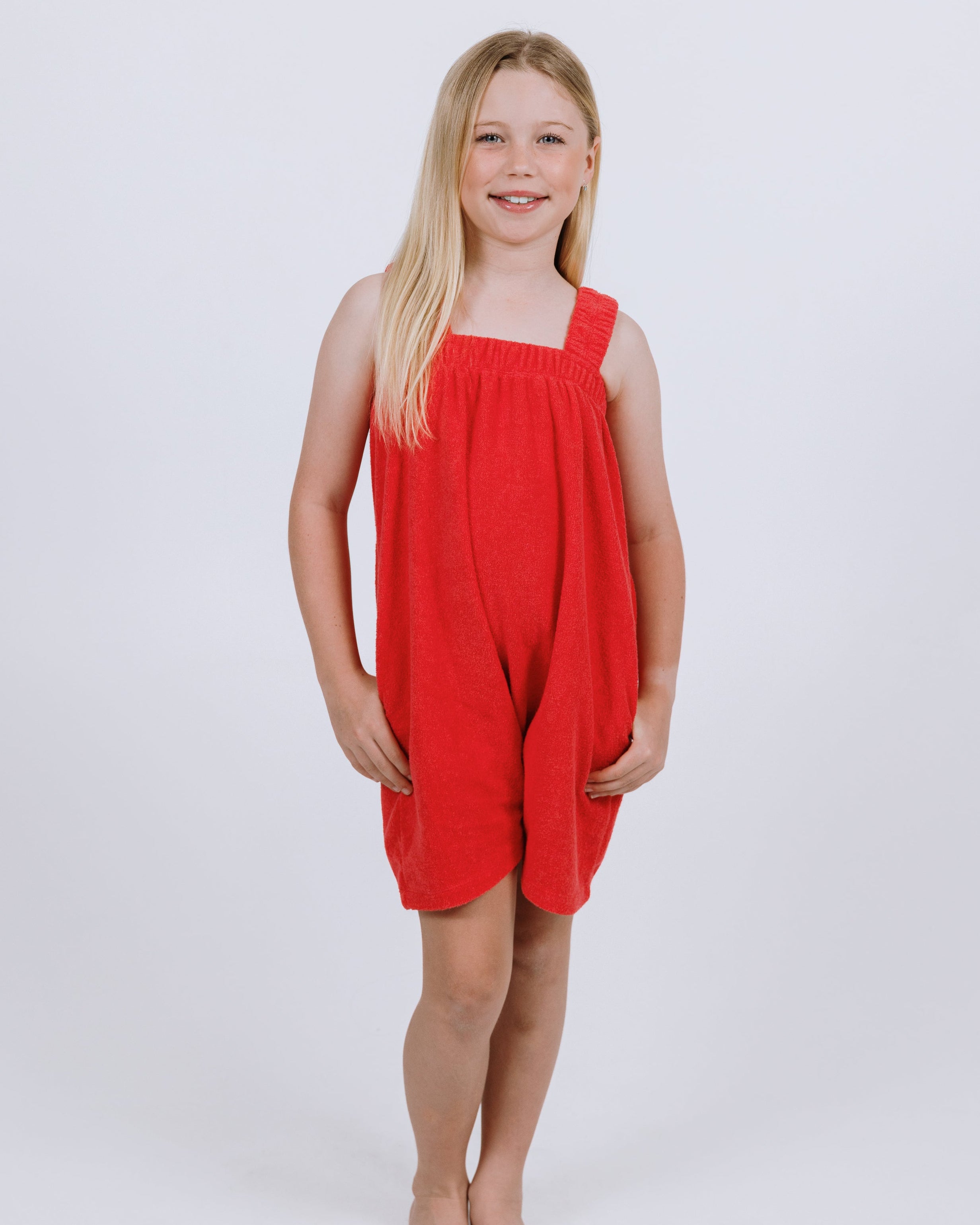 Watermelon Red Kids Terry Towel Freddie