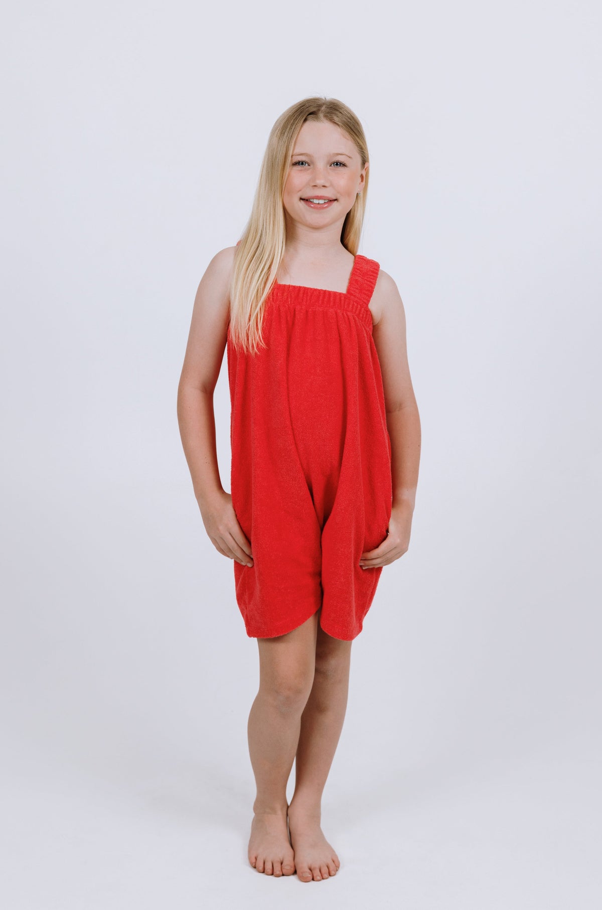 Watermelon Red Kids Terry Towel Freddie