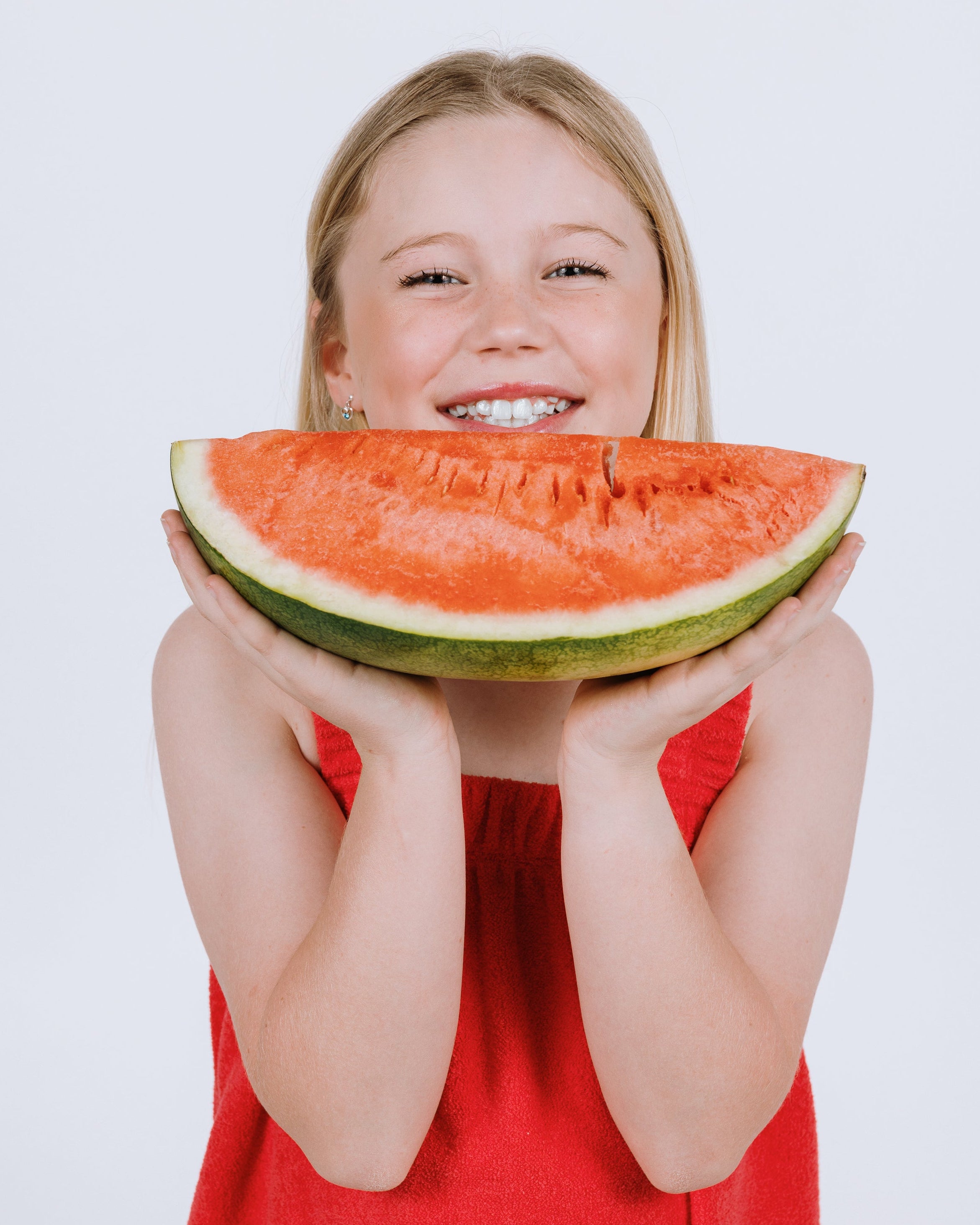 Watermelon Red Kids Terry Towel Freddie