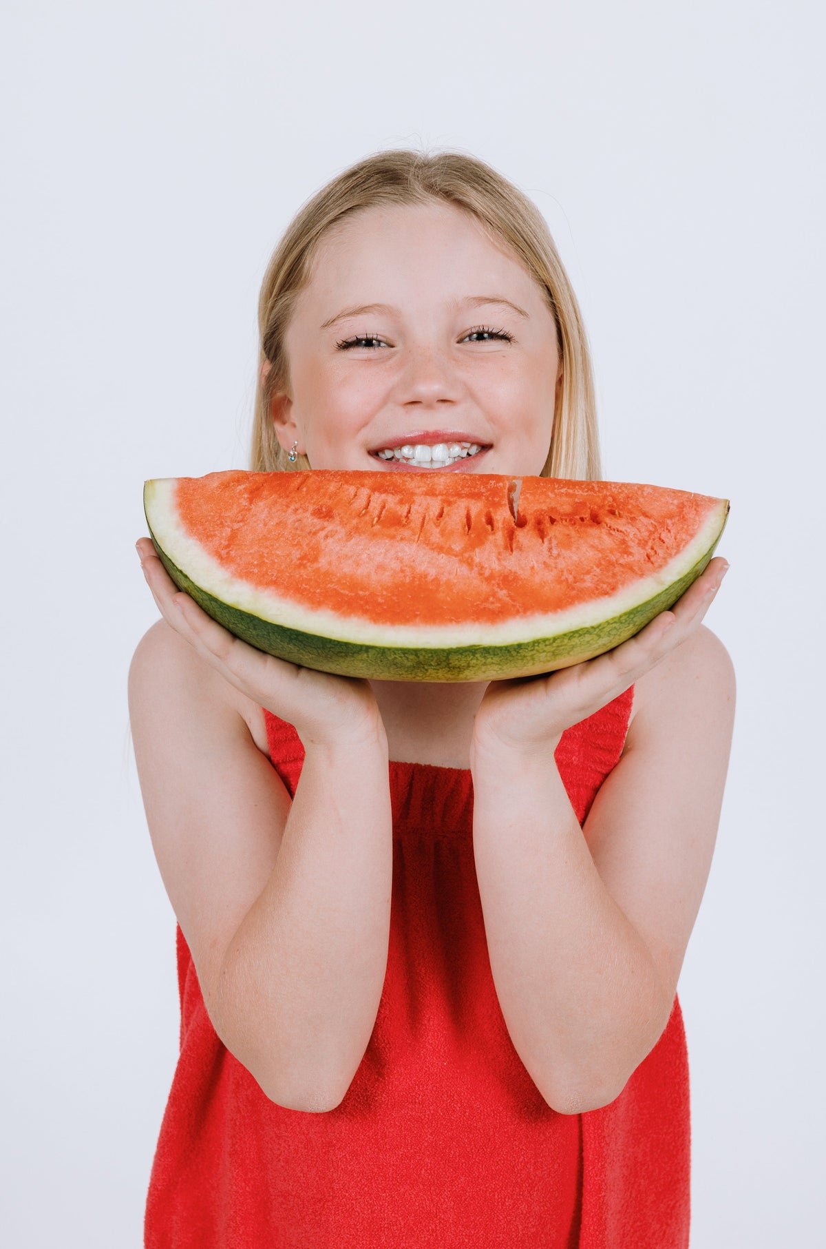 Watermelon Red Kids Terry Towel Freddie