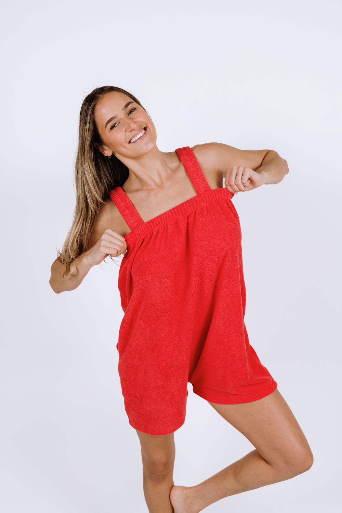 Watermelon Red Terry Towel Freddie