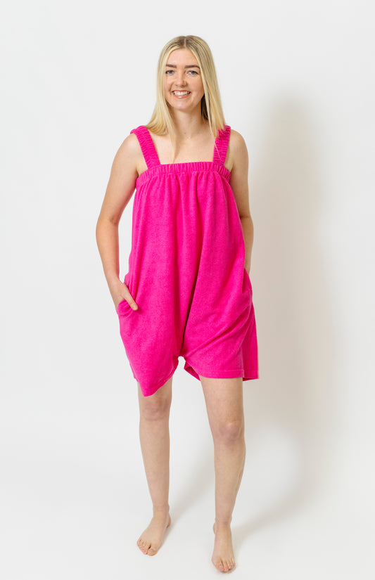 Tropical Pink Terry Towel