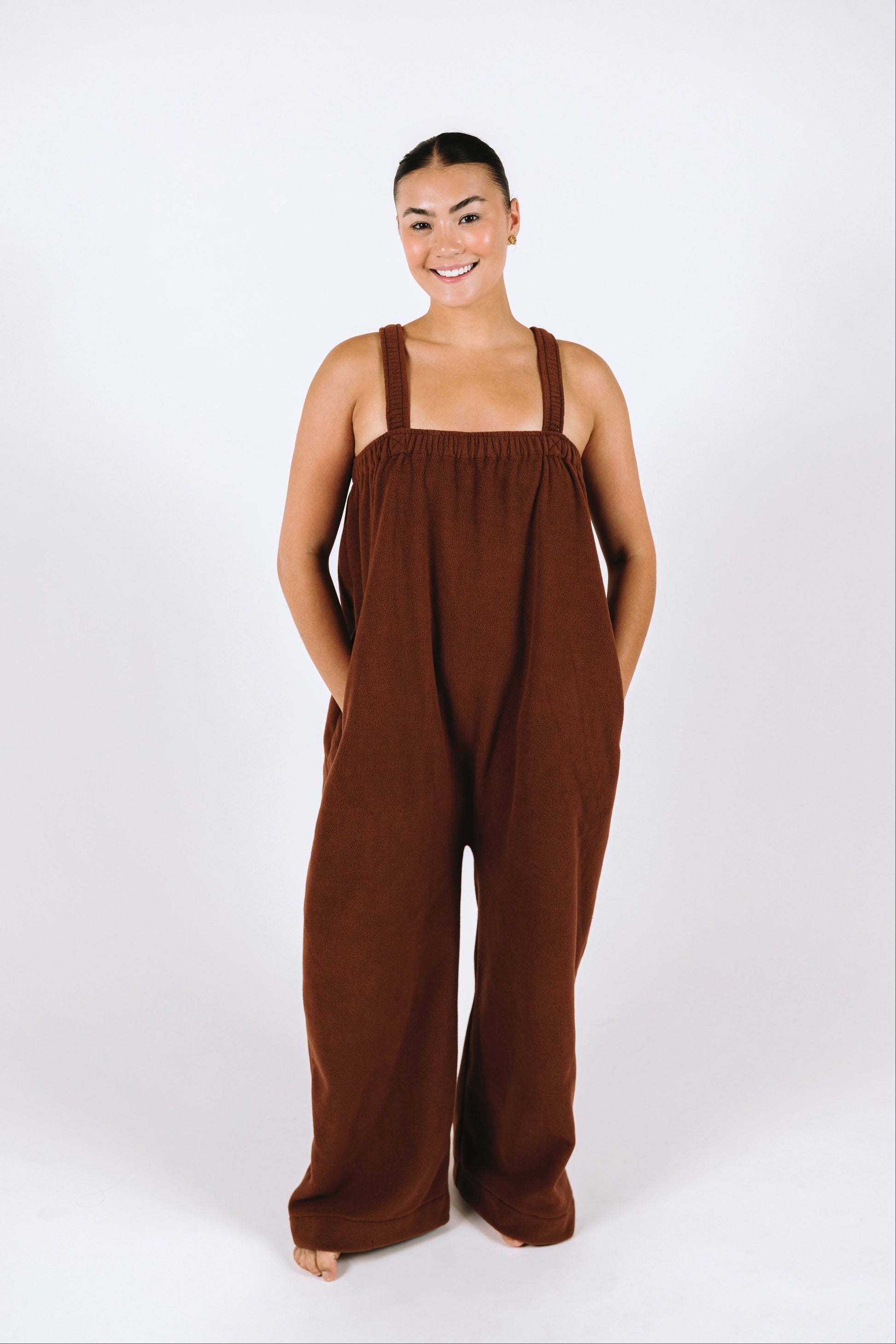 Coffee Bean Brown Long Freddie