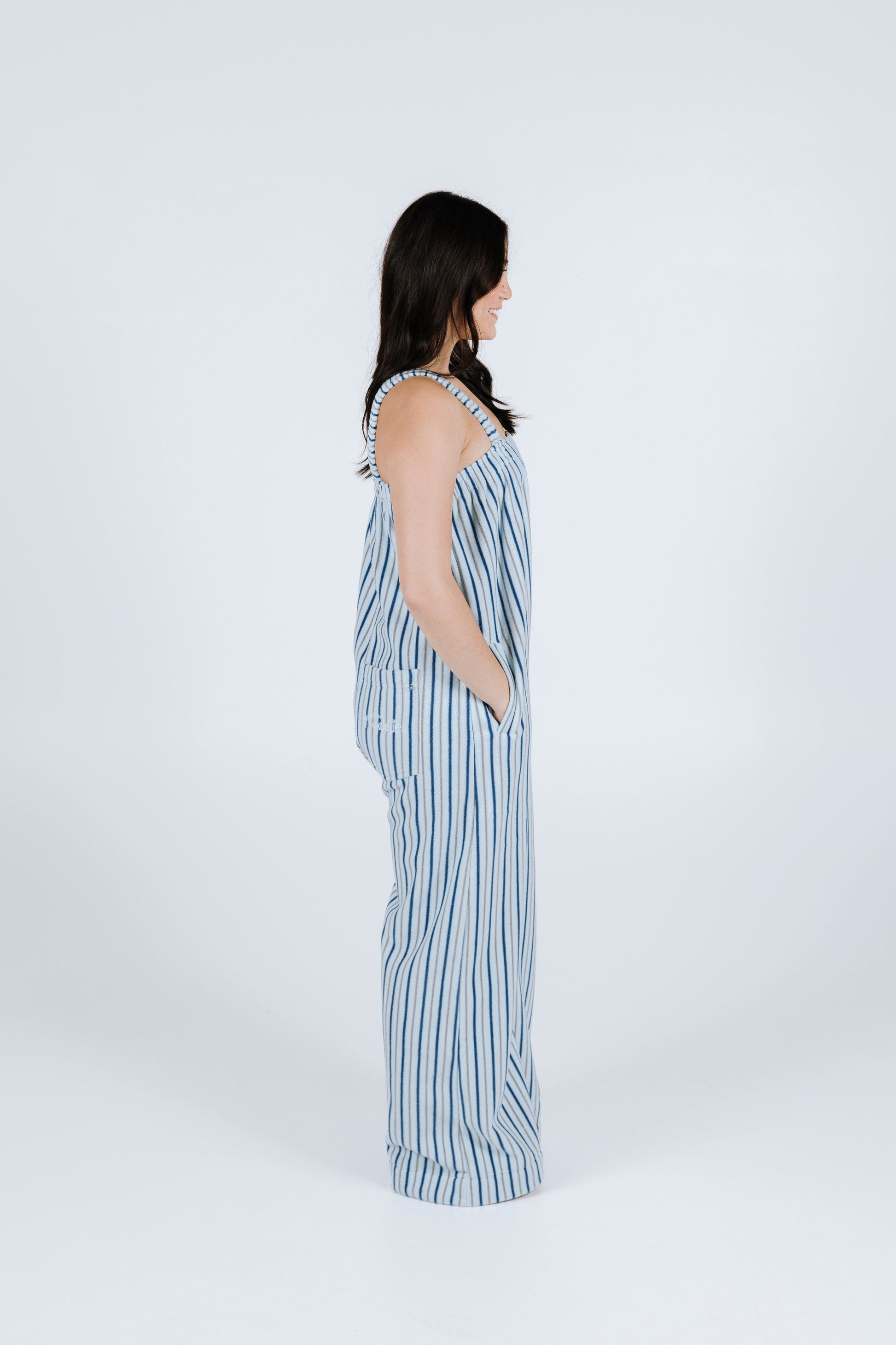 Sky Blue Striped Long Freddie