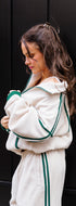 Cream Ready Freddie polar fleece zip-up
