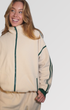 Cosy cream fleece zip-up in S/M and L/XL sizes