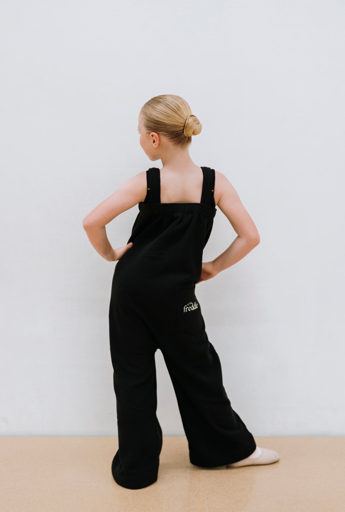 Dark roast brown kids onesie for getting ready