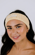 Fleece headband available in twelve colours