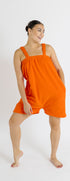 Freshly squeezed orange short Ready Freddie polar fleece onesie