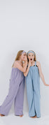 Cosy lilac purple fleece onesie for kids and teens