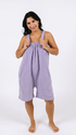 Lilac purple short Ready Freddie polar fleece onesie
