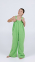 Lime green Ready Freddie kids polar fleece onesie