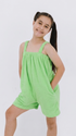 Lime green Ready Freddie kids onesie for getting ready