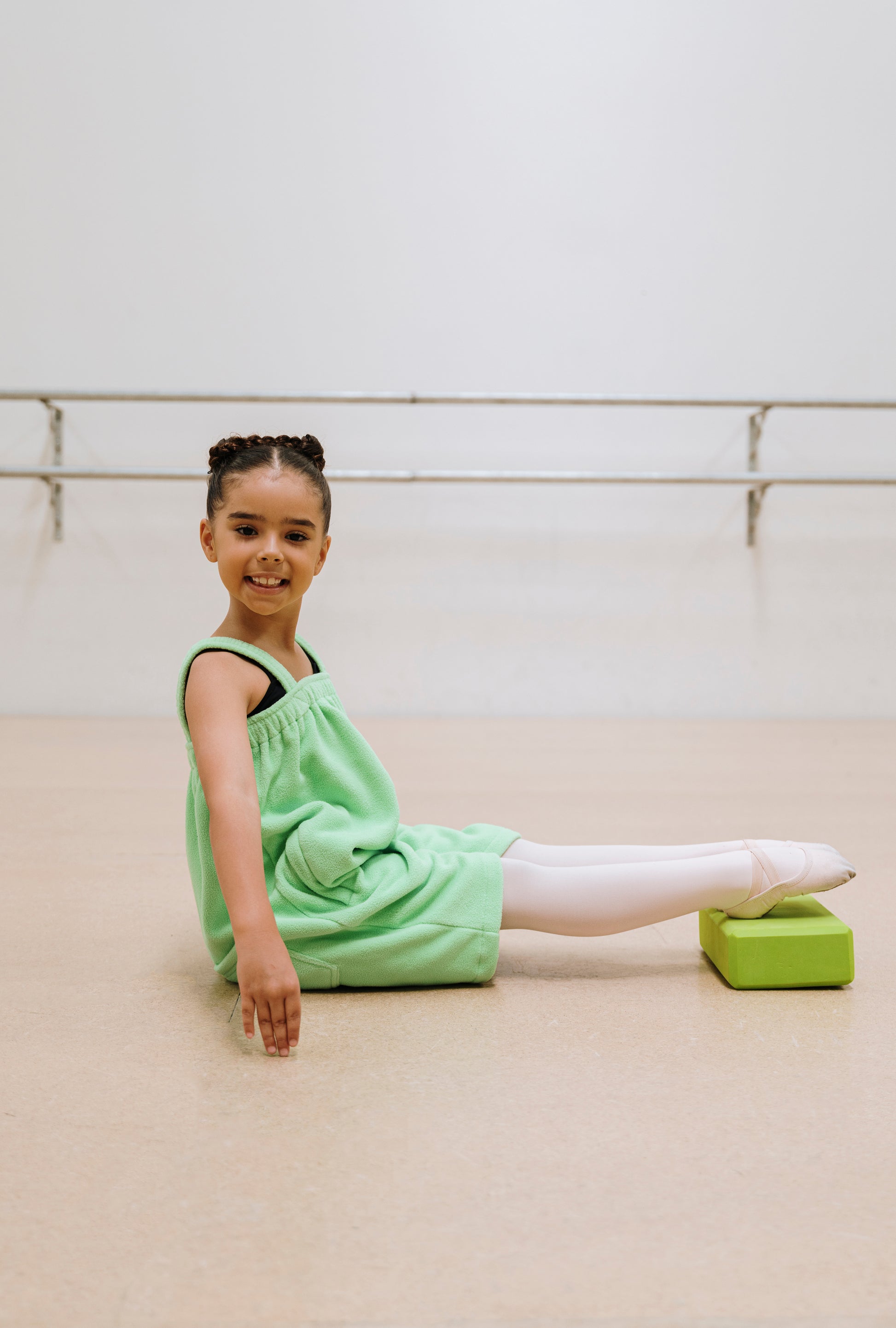 Cosy lime green fleece onesie for kids and teens