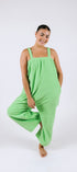 Lime green long Ready Freddie polar fleece onesie
