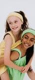 Cosy lime green short polar fleece one piece