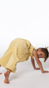 Mellow yellow Ready Freddie kids onesie for getting ready
