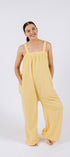 Mellow yellow long Ready Freddie polar fleece onesie