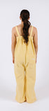 Mellow yellow long fleece onesie for getting ready
