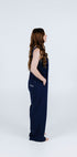 Navy blue long Ready Freddie onesie in Adult and Plus sizes