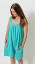 Ocean blue terry towel Freddie onesie