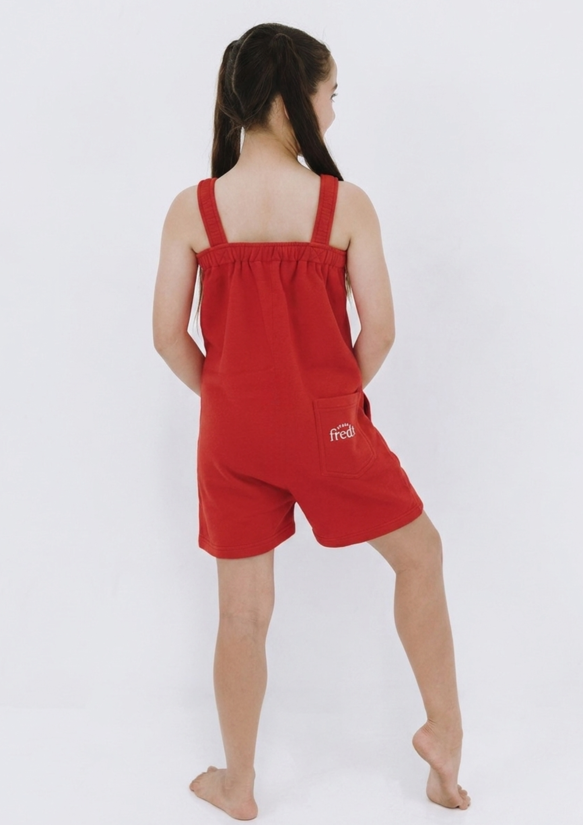 Red Ready Freddie kids onesie for getting ready