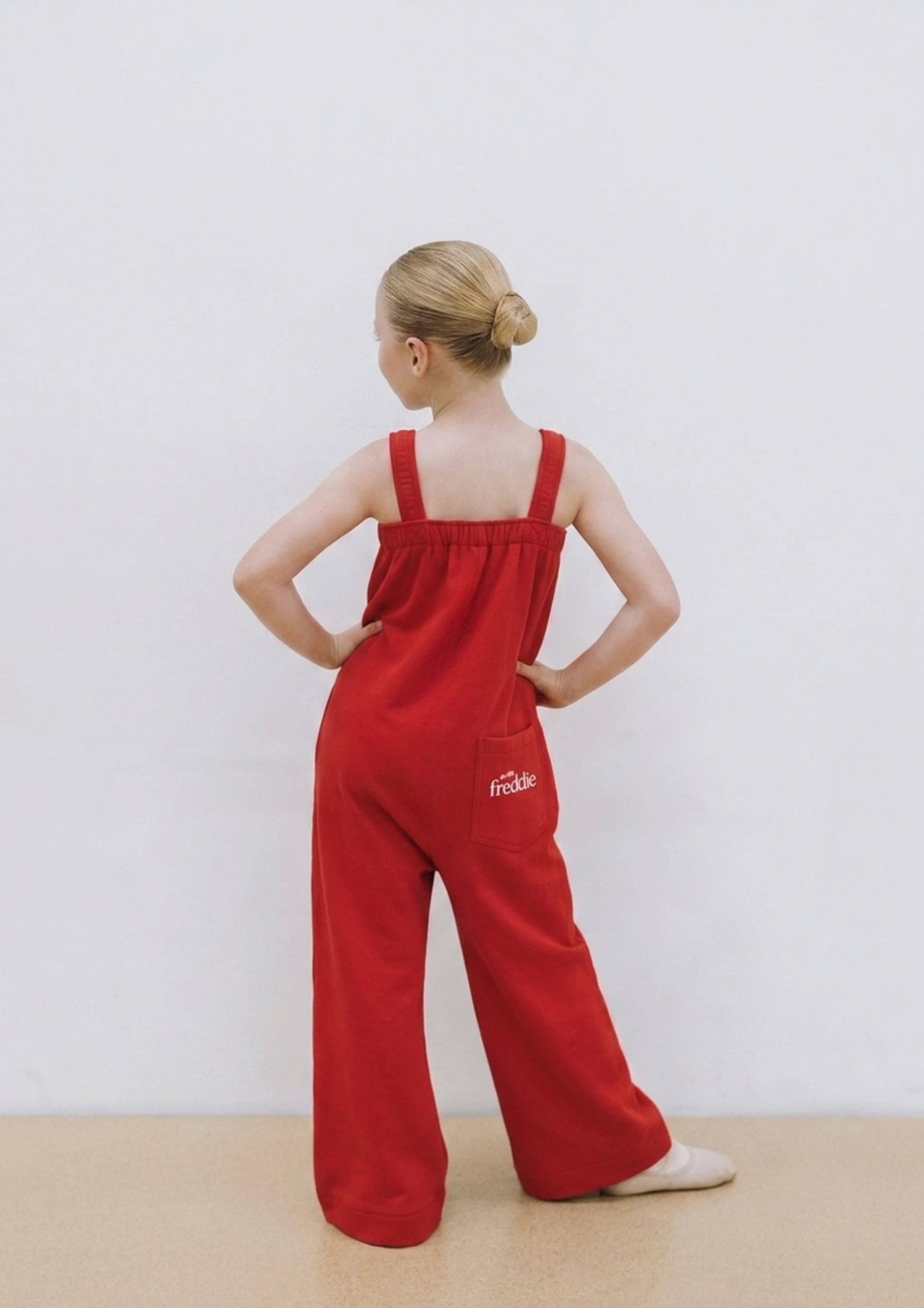 Cosy red fleece onesie for kids and teens