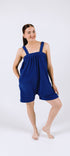 Royal blue short Ready Freddie polar fleece onesie