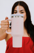 Butter yellow stainless steel straw water bottle