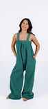 Teal green long Ready Freddie polar fleece onesie