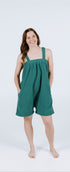 Teal green short Ready Freddie polar fleece onesie