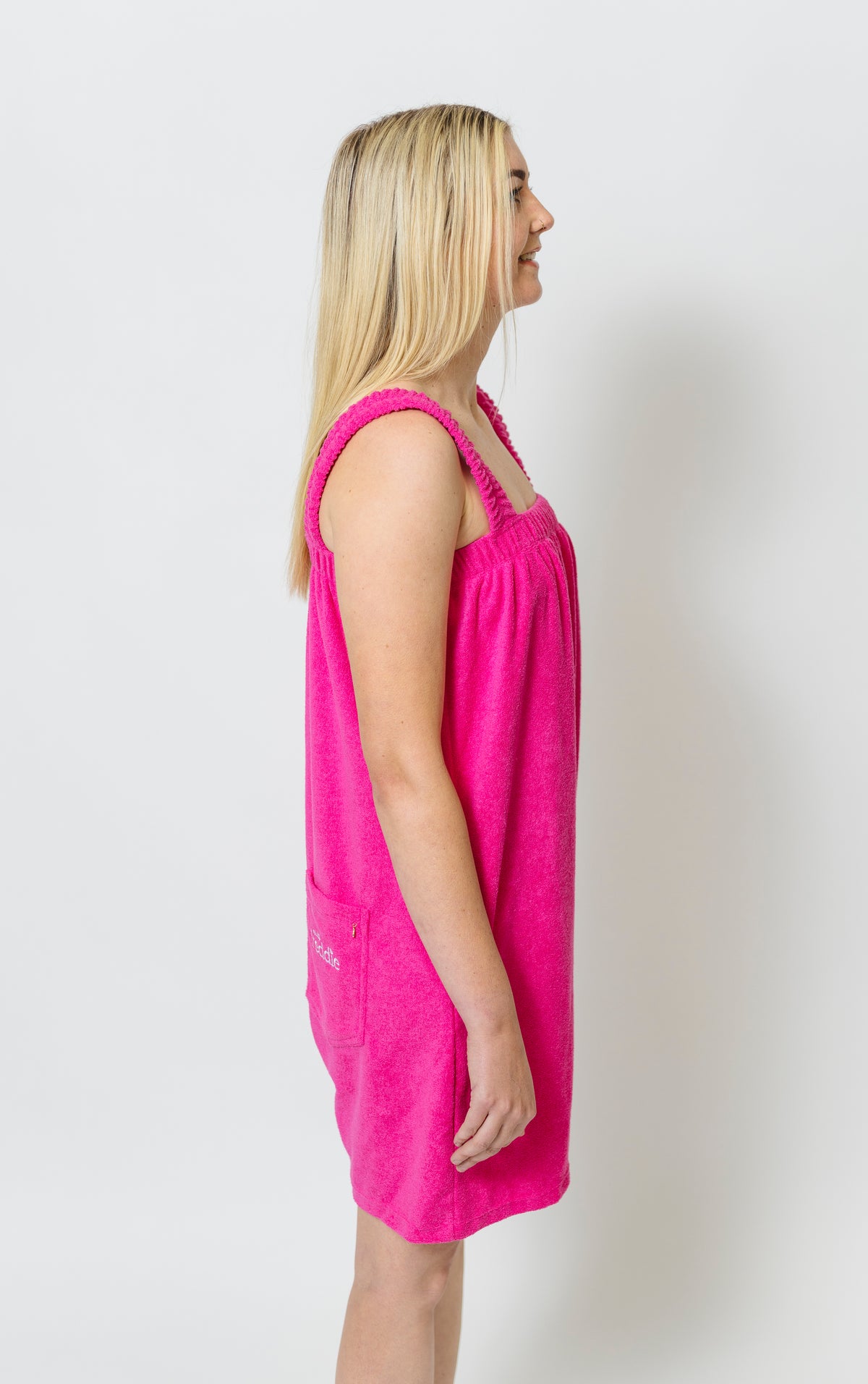 Tropical pink Ready Freddie terry towelling one piece