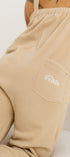 Vanilla latte beige long onesie in Adult and Plus sizes