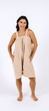 Vanilla latte beige short Ready Freddie polar fleece onesie