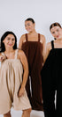 Vanilla latte beige short onesie in Adult and Plus sizes